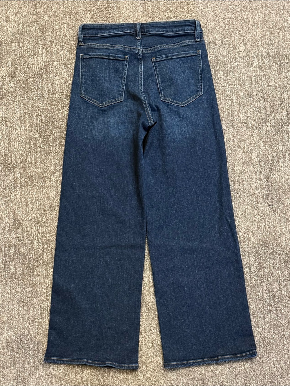 Quince Bella Stretch Wide Leg Jeans 29 Midnight Blue High Rise - Picture 3 of 6